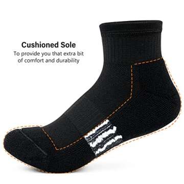 Gonii Women's Cushioned Ankle Socks – Stylish & Supportive