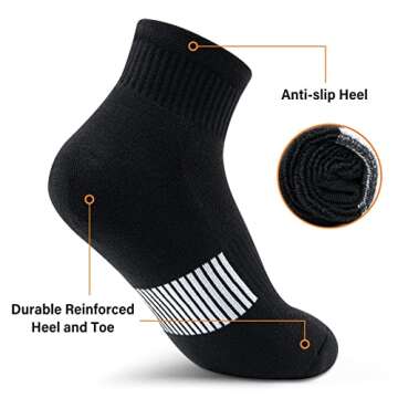 Gonii Women's Cushioned Ankle Socks – Stylish & Supportive