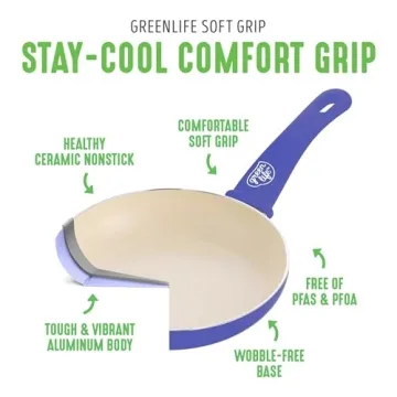 GreenLife 16 Piece Cookware Set Non-Toxic Ceramic Nonstick