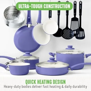 GreenLife 16 Piece Cookware Set Non-Toxic Ceramic Nonstick