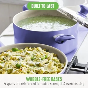GreenLife 16 Piece Cookware Set Non-Toxic Ceramic Nonstick