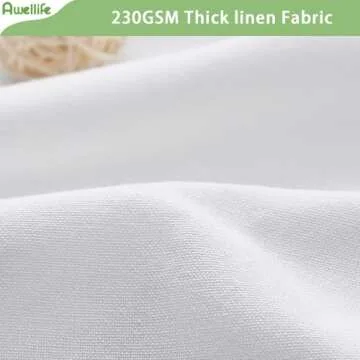 Elegant Farmhouse Shower Curtain with Ruffles 72x72