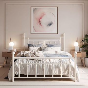 Affordable SHA CERLIN Metal Bed Frame for Style and Comfort