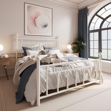 Affordable SHA CERLIN Metal Bed Frame for Style and Comfort