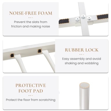 Affordable SHA CERLIN Metal Bed Frame for Style and Comfort