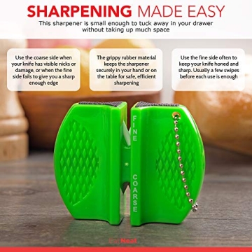 EatNeat 12 Piece Knife Set - Colorful & Ergonomic