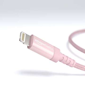Amazon Basics Braided Lightning to USB-A Cable | 3-Foot