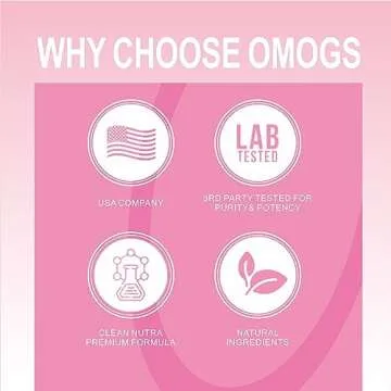 OMOGS Collagen Peptides Powder, with Prebiotics & Cranberry Extract -Hydrolyzed Collagen Peptides Support Hair, Skin, Nail, Joint & Digestive Health, Grass Fed, Non-GMO, for Women & Men