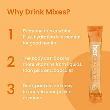 MIXHERS HerDefense Immune Support Drink Packets | 30 Count