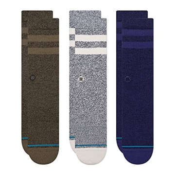 Stance Crew The Joven Socks [3 Pack] (Large, Grey)