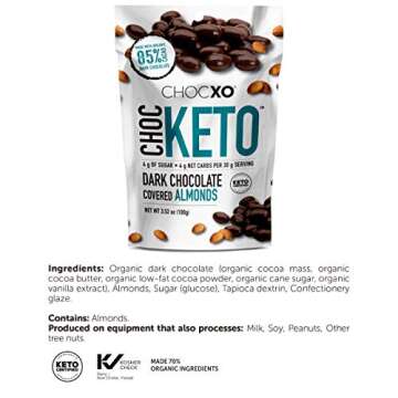 ChocKETO Dark Chocolate Raspberry Snacks | Keto Certified