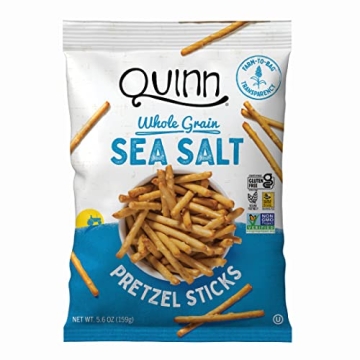 Quinn Pretzel Sticks Sea Salt - Crunchy & Gluten-Free Snack
