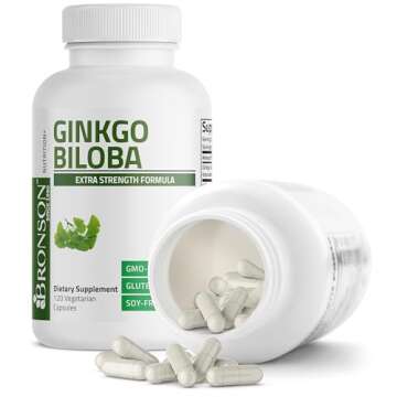 Bronson Ginkgo Biloba Extra Strength for Brain Support