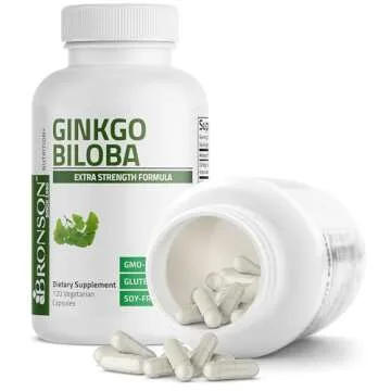 Bronson Ginkgo Biloba Extra Strength for Brain Support