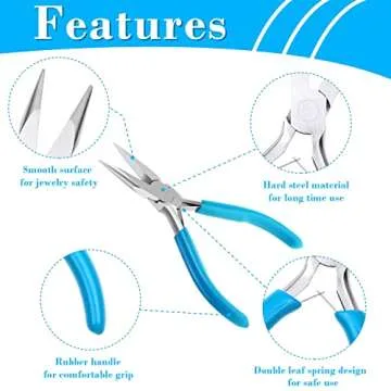Shynek Jewelry Making Tools Kit - 4 Essential Pliers Set