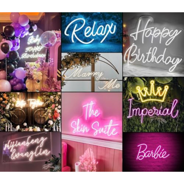 Custom Neon Signs for Decor and Special Occasions