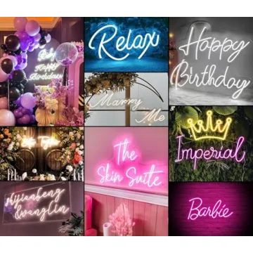 Custom Neon Signs for Decor and Special Occasions