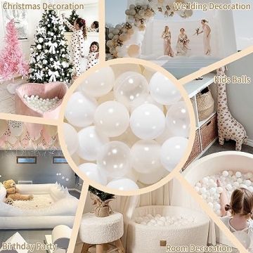 GOGOSO 100 Soft Plastic Ball Pit Balls for Toddlers