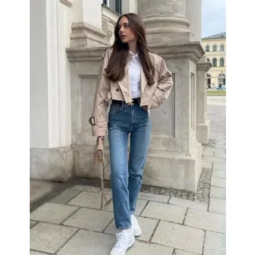 Faleave Women's Chic Cropped Jacket for Every Occasion