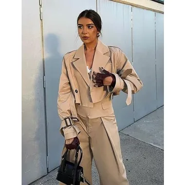 Faleave Women's Chic Cropped Jacket for Every Occasion