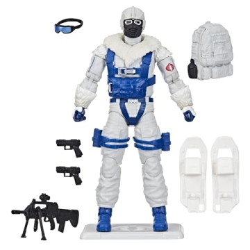 G.I. Joe Classified Series Retro Cardback Snow Serpent Action Figure, 6-Inch with Accessories