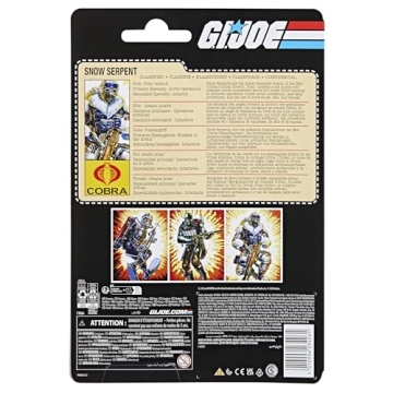 G.I. Joe Classified Snow Serpent - Action Figure Collectible