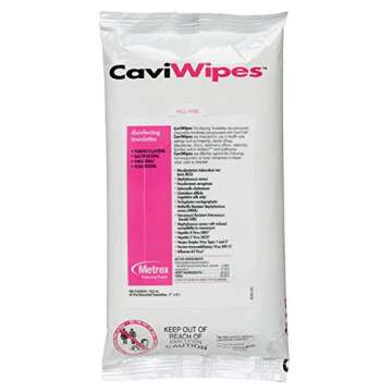 Cavicide Hospital Disinfectant, 45 Wipes