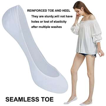 QING No Show Socks | Comfortable Invisible Footwear Solutions