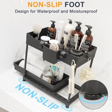 Under Sink Organizers - 2 Pack Storage Solution