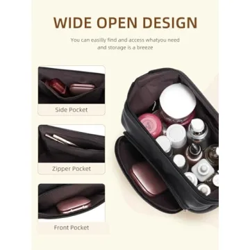 Telena Makeup Bag Large Capacity Travel Cosmetic Bag