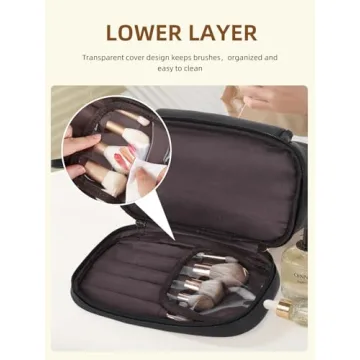 Telena Makeup Bag Large Capacity Travel Cosmetic Bag