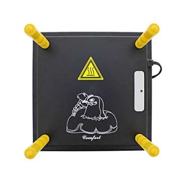Rural365 Chick Heating Plate Brooder Plate - 10 Inch Brooder Heat Plate for Chicks and Ducklings with Adjustable Height