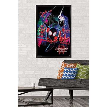 Trends International Marvel Spider-Man - Into The Spider-Verse - Group Wall Poster, 22.375" x 34", B...