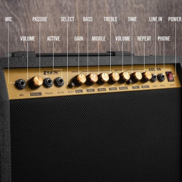 LyxPro 40 Watt Electric Guitar Amplifier for Musicians