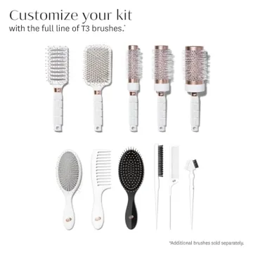 T3 Paddle Brush for Gentle Styling and Easy Detangling