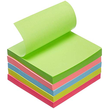 Amazon Basics Sticky Notes - 3x3 Yellow, 12-Pack for All Users