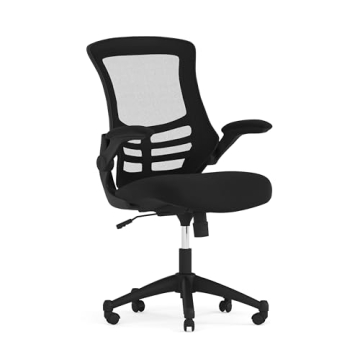 Ergonomic Mesh Desk Chair Adjustable Height Flip-Up Armrests