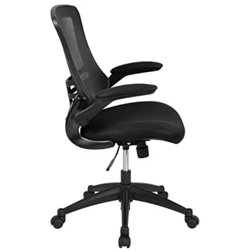 Ergonomic Mesh Desk Chair Adjustable Height Flip-Up Armrests