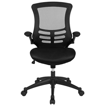 Ergonomic Mesh Desk Chair Adjustable Height Flip-Up Armrests