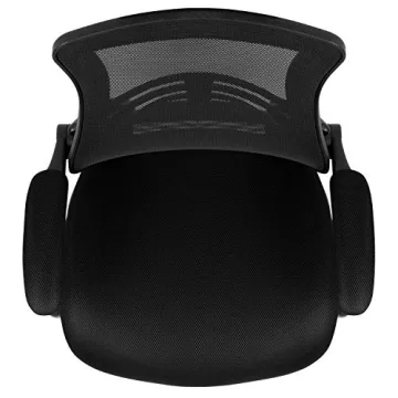 Ergonomic Mesh Desk Chair Adjustable Height Flip-Up Armrests