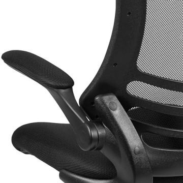 Ergonomic Mesh Desk Chair Adjustable Height Flip-Up Armrests
