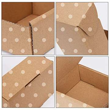 25 Pack Small Shipping Boxes for Business, Corrugated Small Cardboard Boxes for Shipping, Recyclable Packaging Boxes, Mailer, Gift Packing, Crafts Packing, Jewelry Boxes Shipping(4" x 4" x 2")