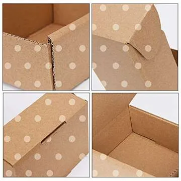 25 Pack Small Shipping Boxes for Business, Corrugated Small Cardboard Boxes for Shipping, Recyclable Packaging Boxes, Mailer, Gift Packing, Crafts Packing, Jewelry Boxes Shipping(4" x 4" x 2")