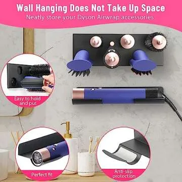 MyLifeUNIT Dyson Airwrap Storage Holder - Metal Organizer