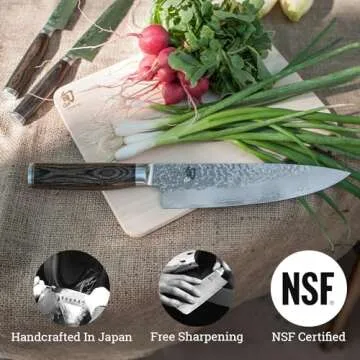 Shun Premier 3 Piece Knife Set - Handcrafted Japanese Knives