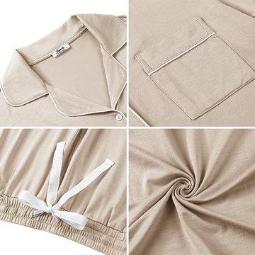 Cherrydew Bamboo Viscose Pajamas for Women's Comfort