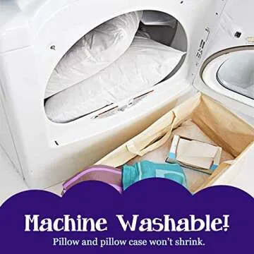 Dreamtown Kids Toddler Pillow - Hypoallergenic & Travel Friendly