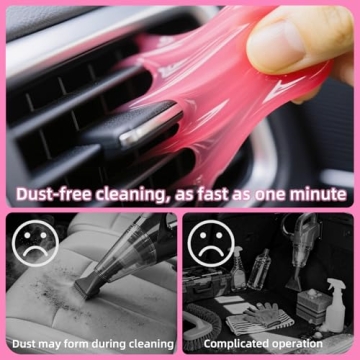 Car Cleaning Gel 4Pack - Dust Remover for Interior Cleaning