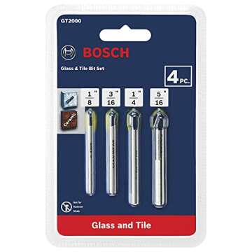 BOSCH GT2000 4-Piece Carbide Tipped Glass