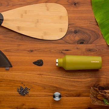 Corkcicle Canteen Waterman Collection-Water Bottle & Thermos-Triple Insulated Shatterproof Stainless Steel, Waterman Pink, 25 oz